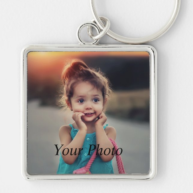 Custom Photo Keychain (Front)
