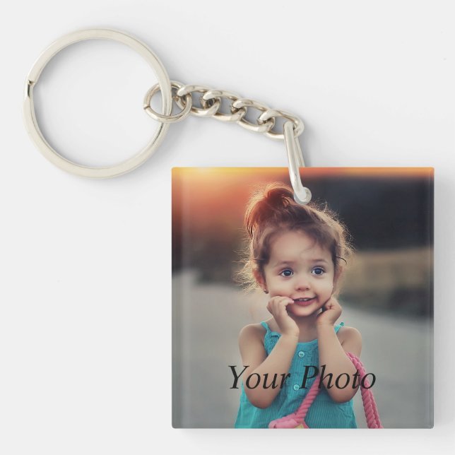 Custom Photo Keychain (Front)
