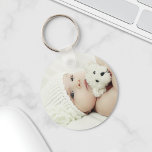 Custom Photo Keychain<br><div class="desc">Create a personalized photo gift with your own photo, from your beloved family photo to your adorable pet photo, to make your design unique. Perfect as holiday gift for family, gift for newlyweds, family reunion favors and gift for any special occasions to make your loved ones smile. Please Note: The...</div>