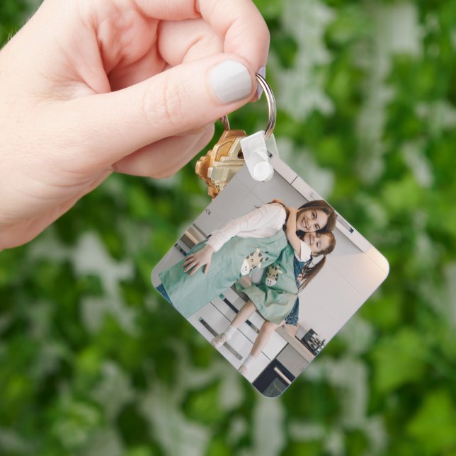Custom photo keychain, Mothers day, Birthday gift Keychain (Hand)