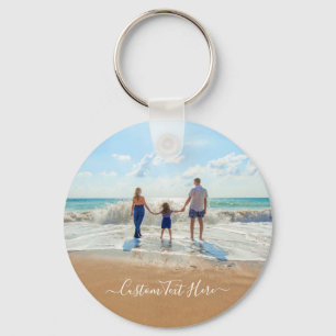 Custom Photo Keychain Your Favourite Photo and Tex