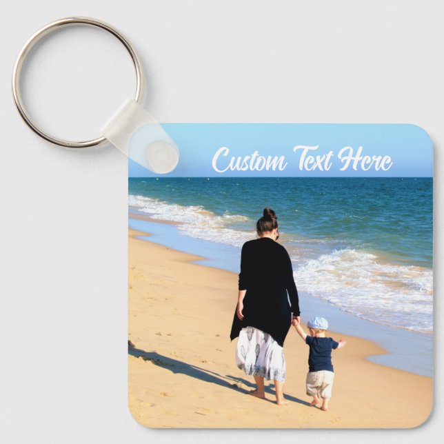 Custom Photo Keychain Your Favourite Photos Mom (Front)
