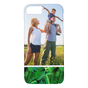 Custom Photo Leaves Of Tropical Palm Trees iPhone 8/7 Case
