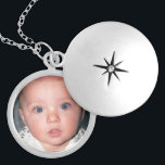 Custom Photo Locket<br><div class="desc">Custom Photo Locket makes for a sentimental gift that will be treasured for years to come. This design is available in the round locket pendant option and round and square necklace styles. Customize with your special photo and add text,  as desired.</div>