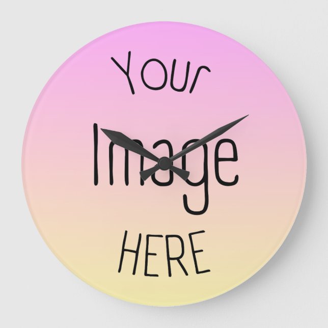 Custom Photo & Logo Clocks – Personalized (Front)