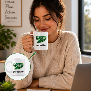 Custom Photo, Logo & Text Coffee Mug Gift for Him 