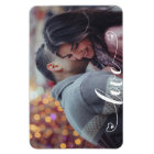 Custom Photo Love Magnet Wedding Anniversary Gift