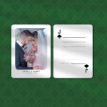 Custom Photo Love Script Playing Cards<br><div class="desc">Custom Photo Love Script Playing Cards Add a personal and romantic touch to your game nights with these Custom Photo Love Script Playing Cards. Designed with elegance and sentiment, this deck features your favourite photo on the back of each card, overlaid with stylish script typography that spells out Love in...</div>