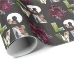 Custom Photo Love Wedding Wrapping Paper<br><div class="desc">This wrapping paper is designed with the Couple's photo mask with the words LOVE. Looks very stylish! You can easily personalize this gift wrapping by your photo. Create one for your friends and family's wedding Gift today! For further customization, please click the "customize further" link and use our design tool...</div>