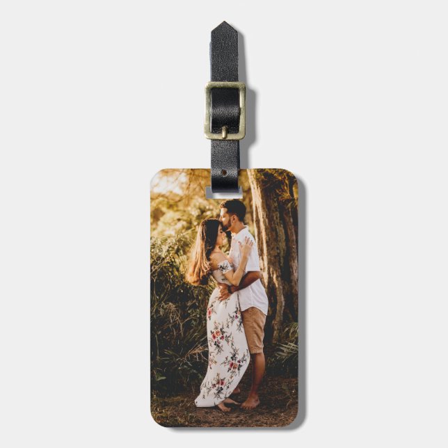 Custom Photo Luggage Tag (Front Vertical)