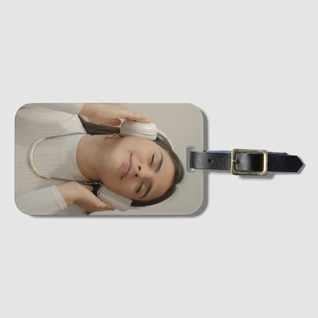 Custom Photo Luggage Tag (Front Horizontal)