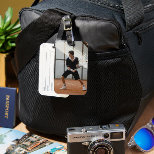 Custom Photo Luggage Tag