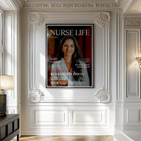 Custom Photo Magazine Nurse Retirement Gift