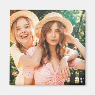 Custom photo magnet