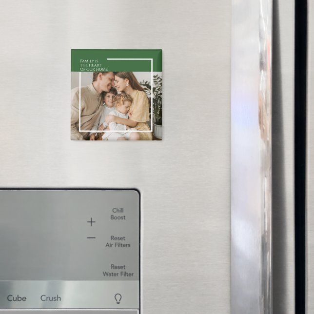 Custom Photo Magnet with Personalized Message (In Situ (Fridge))