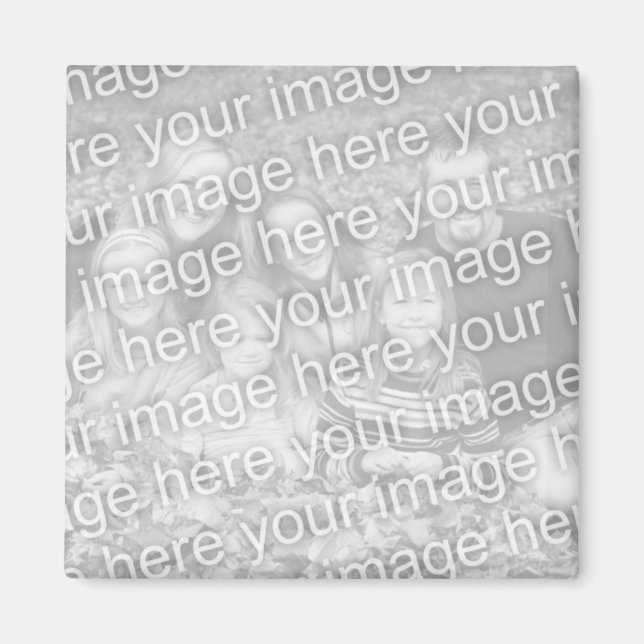 Custom photo magnet with your picture image (Front)