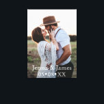 Custom Photo Make it Unique Wedding Anniversary Canvas Print<br><div class="desc">Add your favourite photo to customize and personalize this elegant canvas print. Beautiful wedding anniversary gift. 

Photo by Jessica Rockowitz from Unsplash,  thank you!</div>