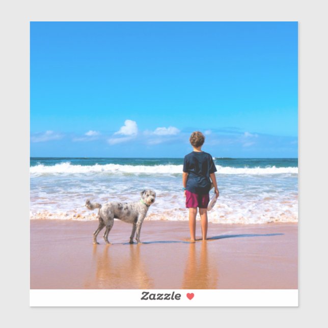 Custom Photo Make Your Own Design - I Love My Pet  (Sheet)