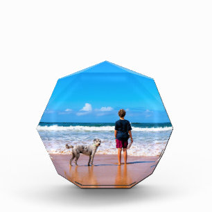 Custom Photo Make Your Own Design - I Love My Pet Block
