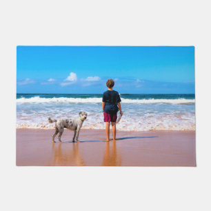 Custom Photo Make Your Own Design - I Love My Pet Doormat