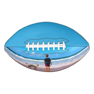 Custom Photo Make Your Own Design - I Love My Pet  Football