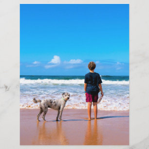 Custom Photo Make Your Own Design - I Love My Pet Letterhead