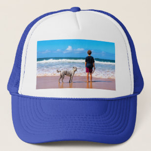 Custom Photo Make Your Own Design - I Love My Pet  Trucker Hat