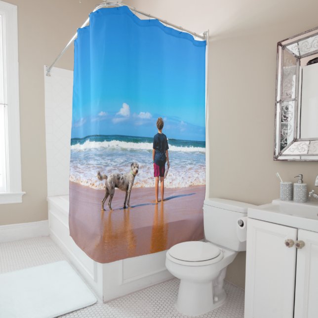 Custom Photo Make Your Own Design Shower Curtain (In Situ)