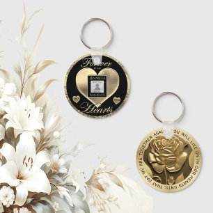 Custom Photo Memorial in Loving Memory Keychain