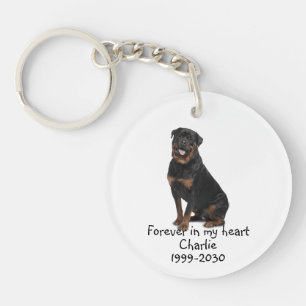 Custom Photo Memorial Keepsake Pet Dog  Keychain
