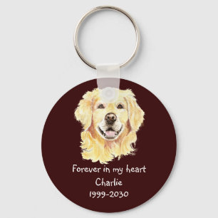 Custom Photo Memorial Keepsake Pet Dog  Keychain