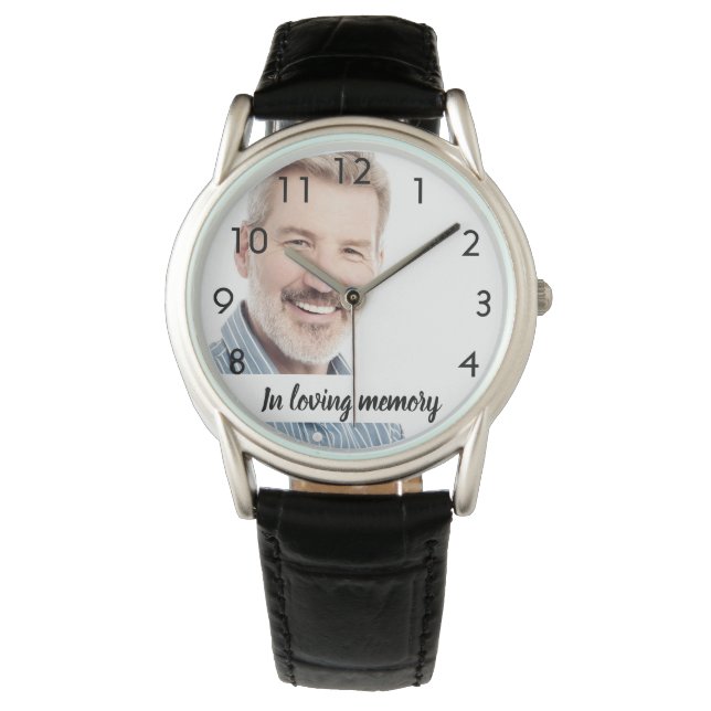Custom photo memorial male watch (Front)