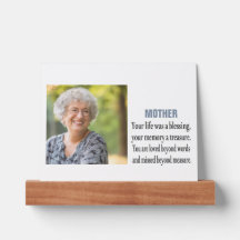 Custom Photo Memorial Mother