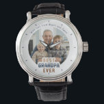 Custom Photo Message Best Grandpa Ever Watch<br><div class="desc">Our Custom Photo Watch allows you to create the perfect keepsake gift, whether you're shopping for Father's Day, a birthday, or Christmas. Easily upload your favourite cherished photo—a memory with the grandkids, a family portrait, or a moment you never want to forget. To make it even more unique, personalize the...</div>