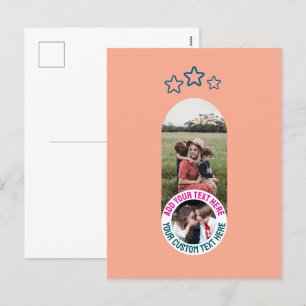 📸 Custom Photo & Message Card – Personalized Text