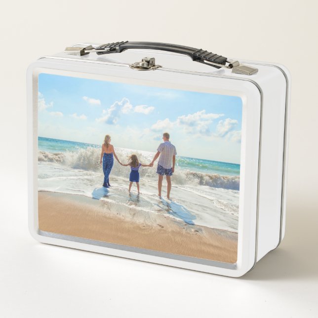 Custom Photo Metal Lunch Box Your Favourite Photos (Front)
