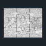 Custom Photo "Mock" Puzzle Post Card - 9 pieces<br><div class="desc">Tired of the same old boring greeting cards? Add your own photo and personalized message to create a 9 piece personalized "mock" puzzle greeting card for your friend or loved one! Just cut along the puzzle piece lines NOTE: THIS IS NOT AN ACTUAL PUZZLE and the pieces are NOT perforated...</div>