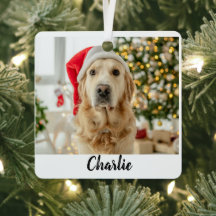 Custom Photo Modern Christmas Xmas Personalized 
