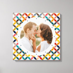 Custom Photo Modern Colourful Personalized Canvas Print