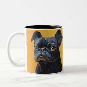 Custom Photo Modern Cool Elegant Create Your Own Two-Tone Coffee Mug