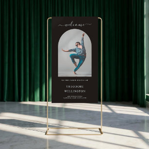 Custom Photo Modern Minimalist Dance Recital Banner