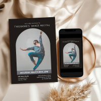Custom Photo Modern Minimalist Dance Recital