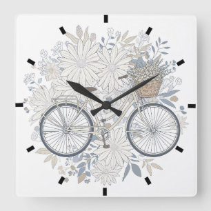 Custom Photo Modern Mom Mother's Day Gift Square Wall Clock