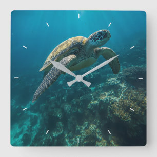 Custom Photo Modern Mom Mother's Day Gift Square Wall Clock