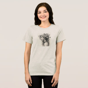 Custom Photo Modern Mom Mother's Day Gift Tri-Blend Shirt