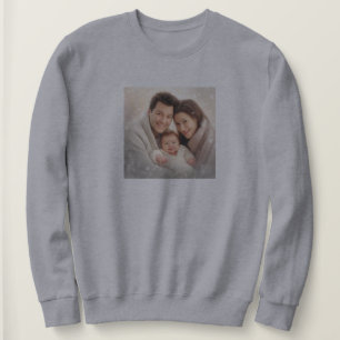 Custom Photo Modern Mom Mother's Day Sweatshirt