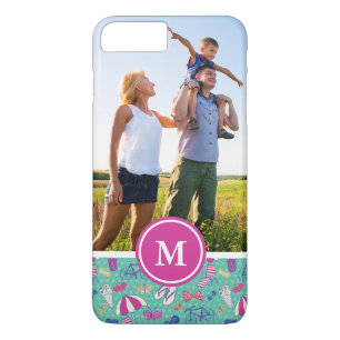 Custom Photo & Monogram Beautiful Summer Pattern Case-Mate iPhone Case