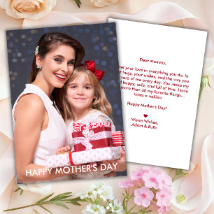 Custom Photo Mother’s Day Card for Mom