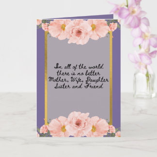 Custom Photo Mothers Day Card