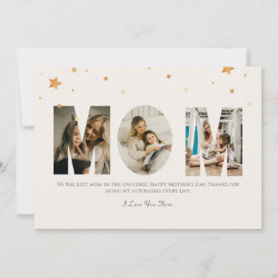 Custom Photo Mothers Day Love You Mom Card